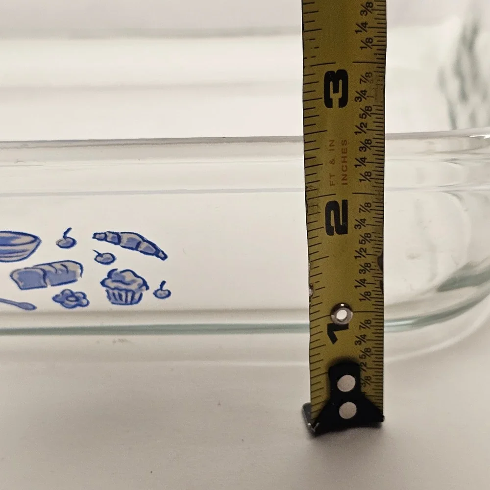 Vintage 1994‎ Anchor Hocking Pillsbury Doughboy Glass Baking Dish  2Qt Roaster
